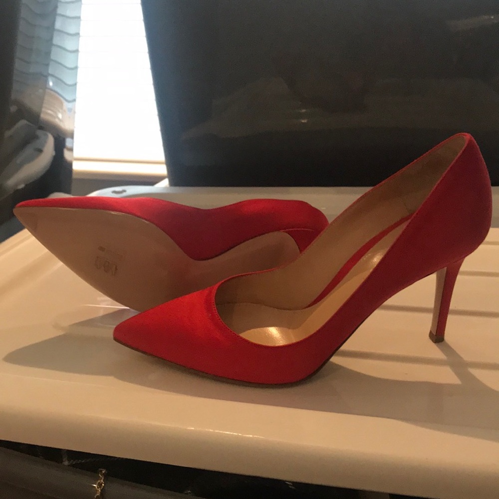 Gianvito Rossi Vibrant Red Heels